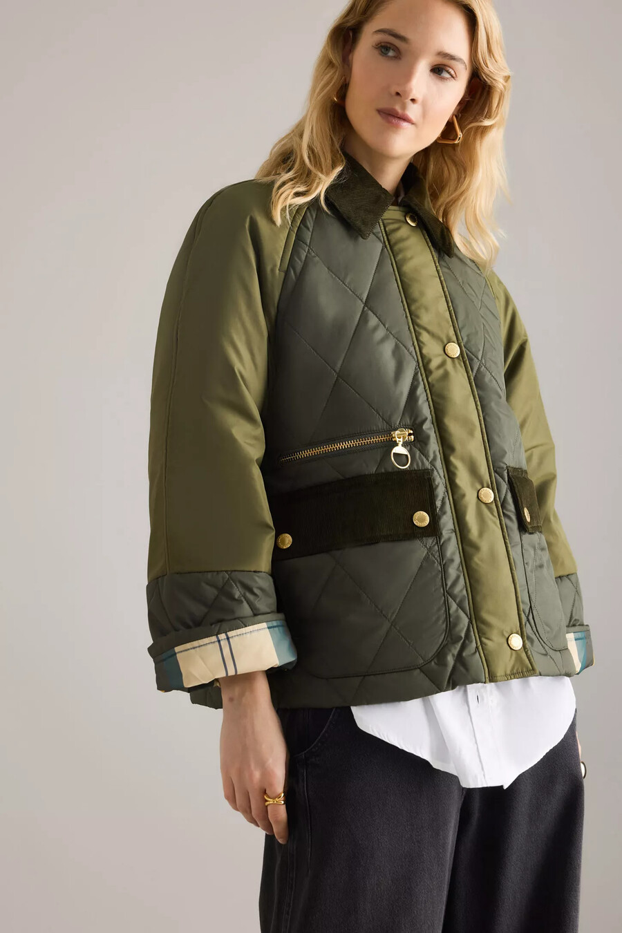 chaqueta acolchada barbour martha