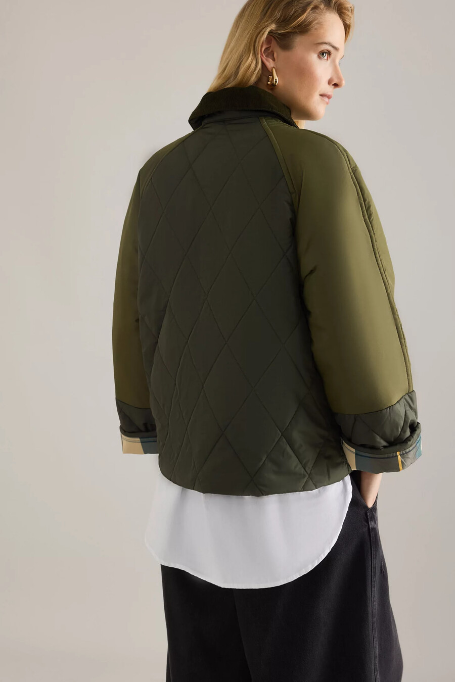 chaqueta acolchada barbour martha
