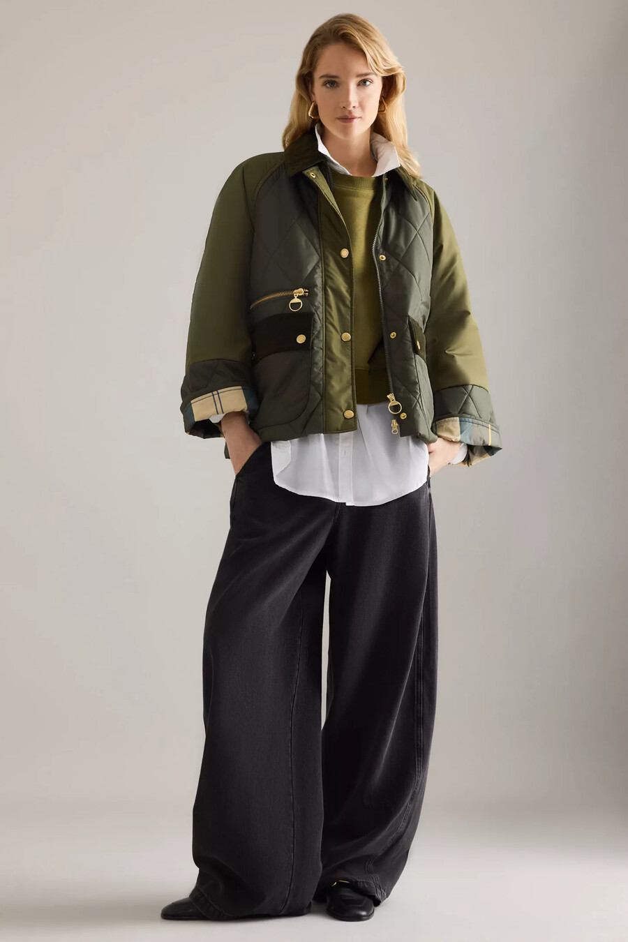chaqueta acolchada barbour martha