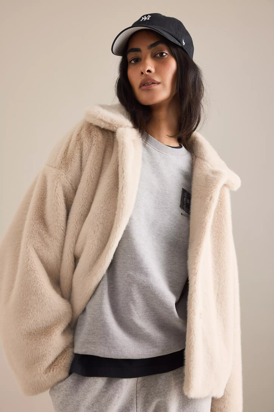 chaqueta de piel sintética de anthropologie