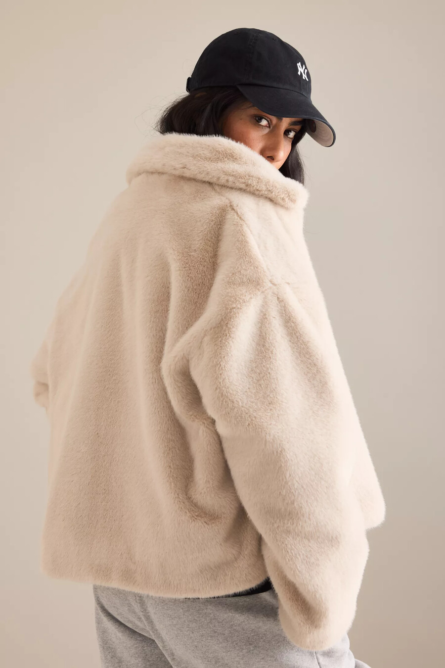 chaqueta de piel sintética de anthropologie