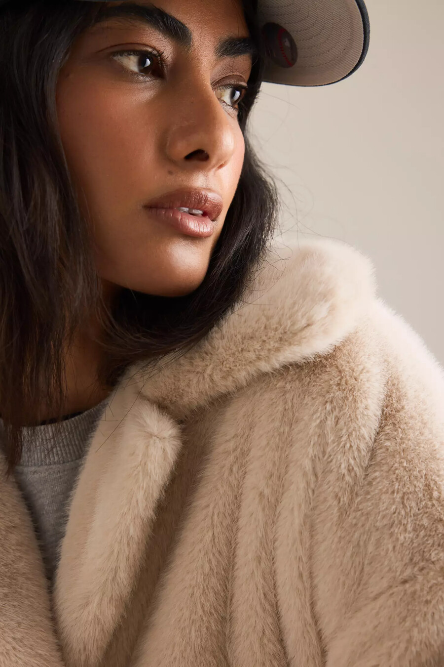 chaqueta de piel sintética de anthropologie