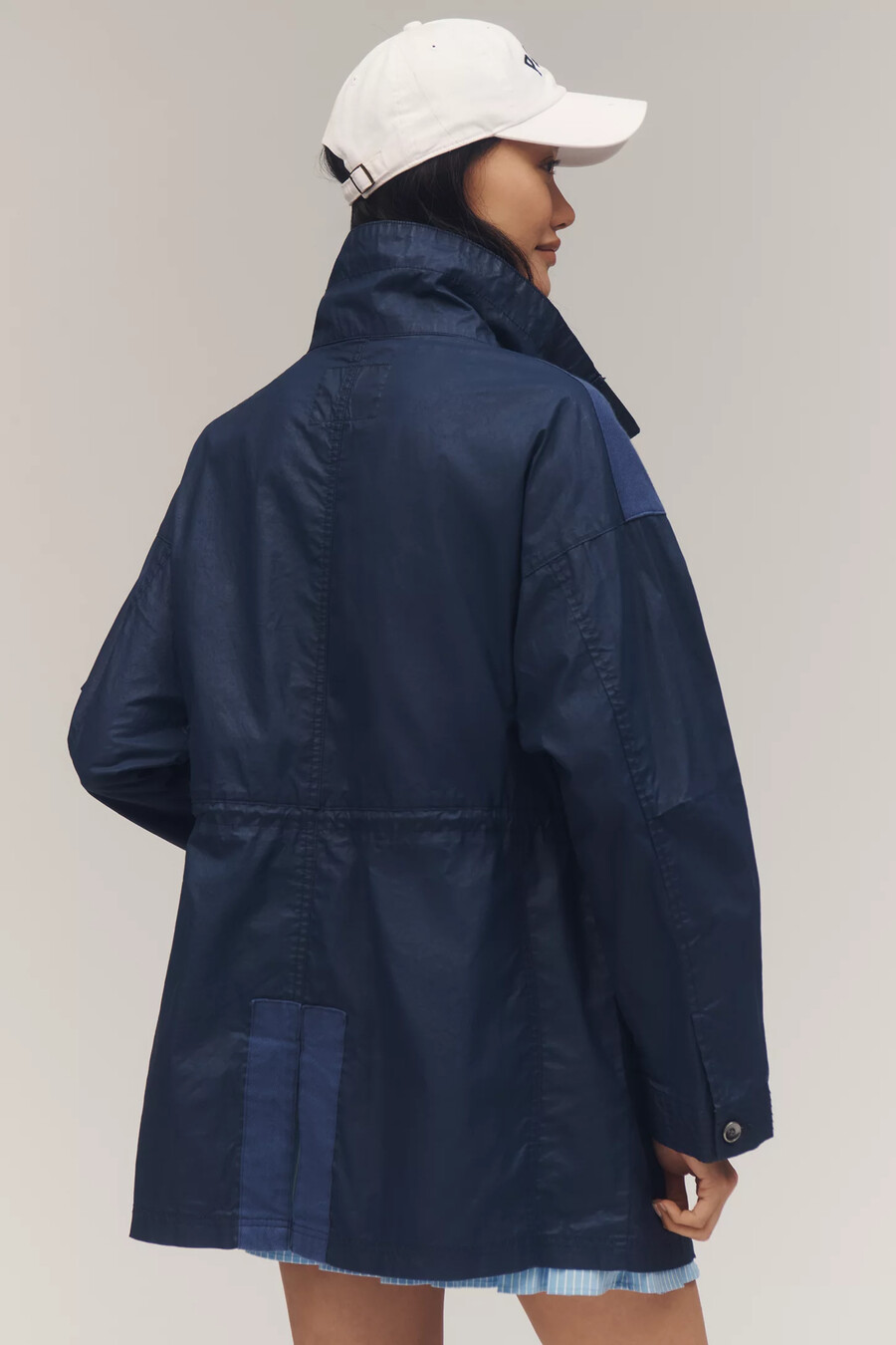 chaqueta utilitaria de algodón encerado pilcro