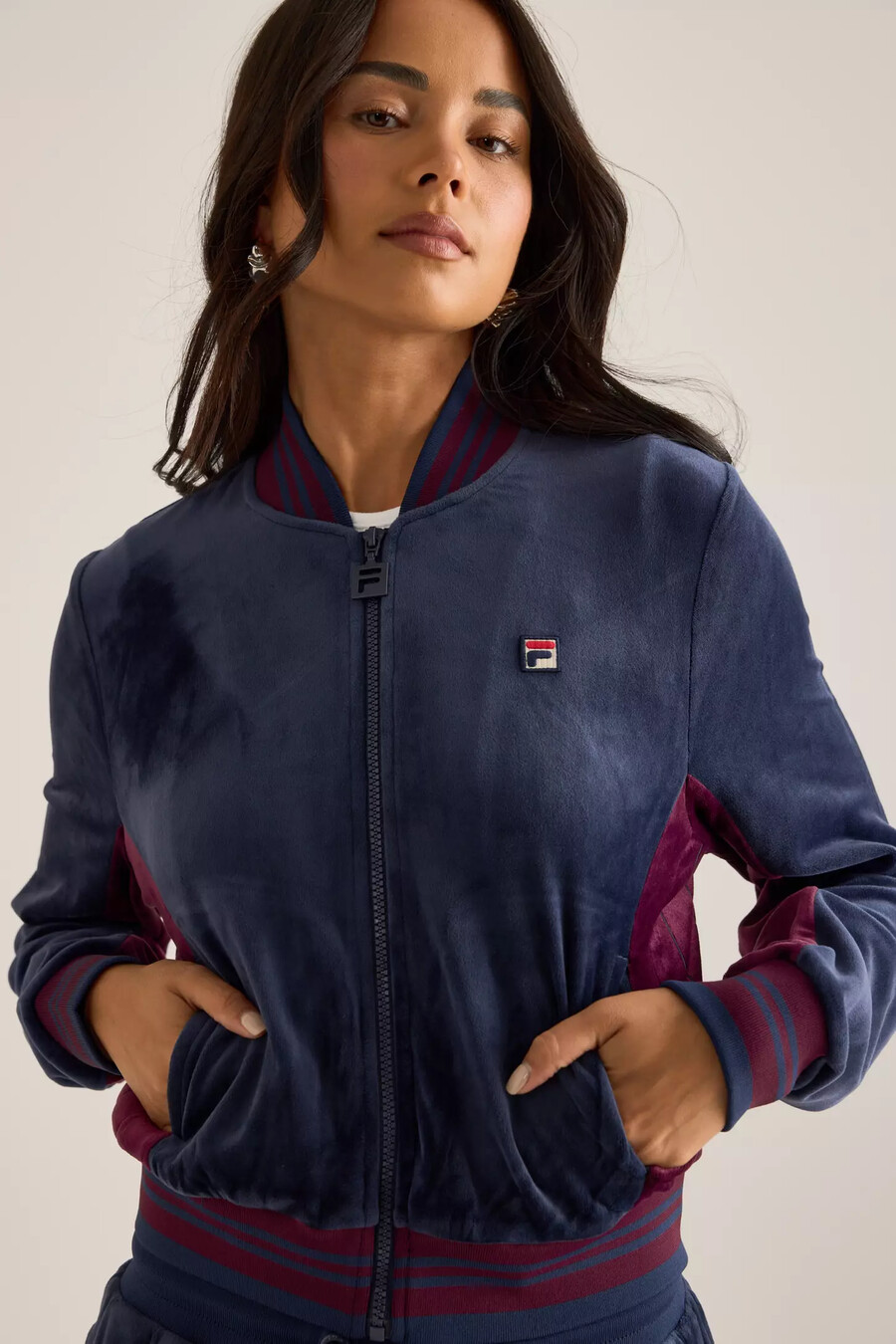 chaqueta fila jenesis azul marino