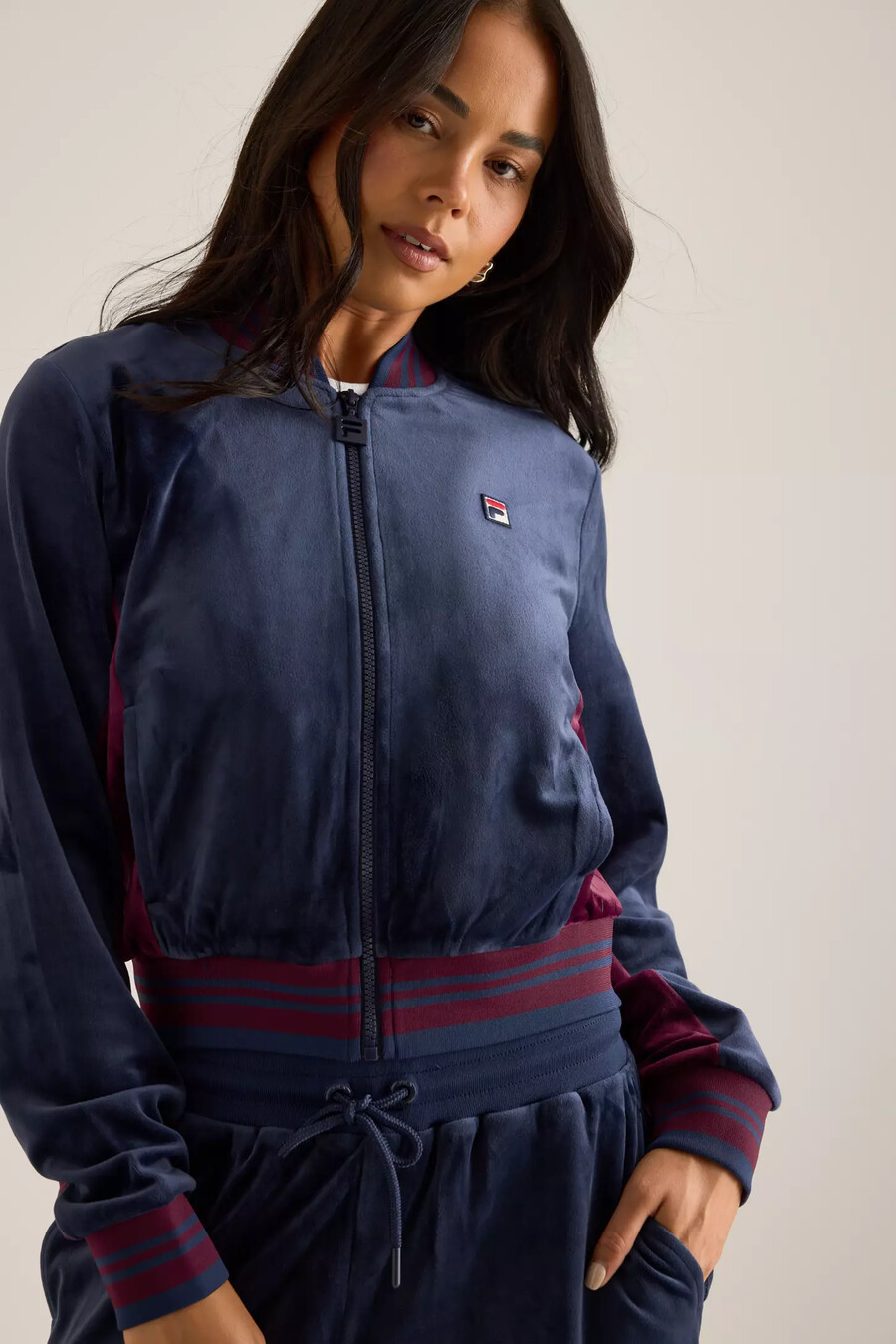 chaqueta fila jenesis azul marino
