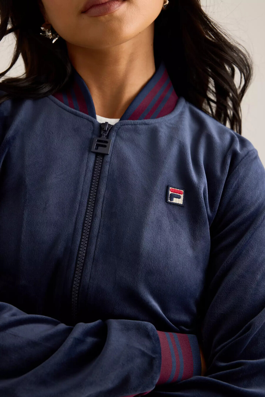 chaqueta fila jenesis azul marino