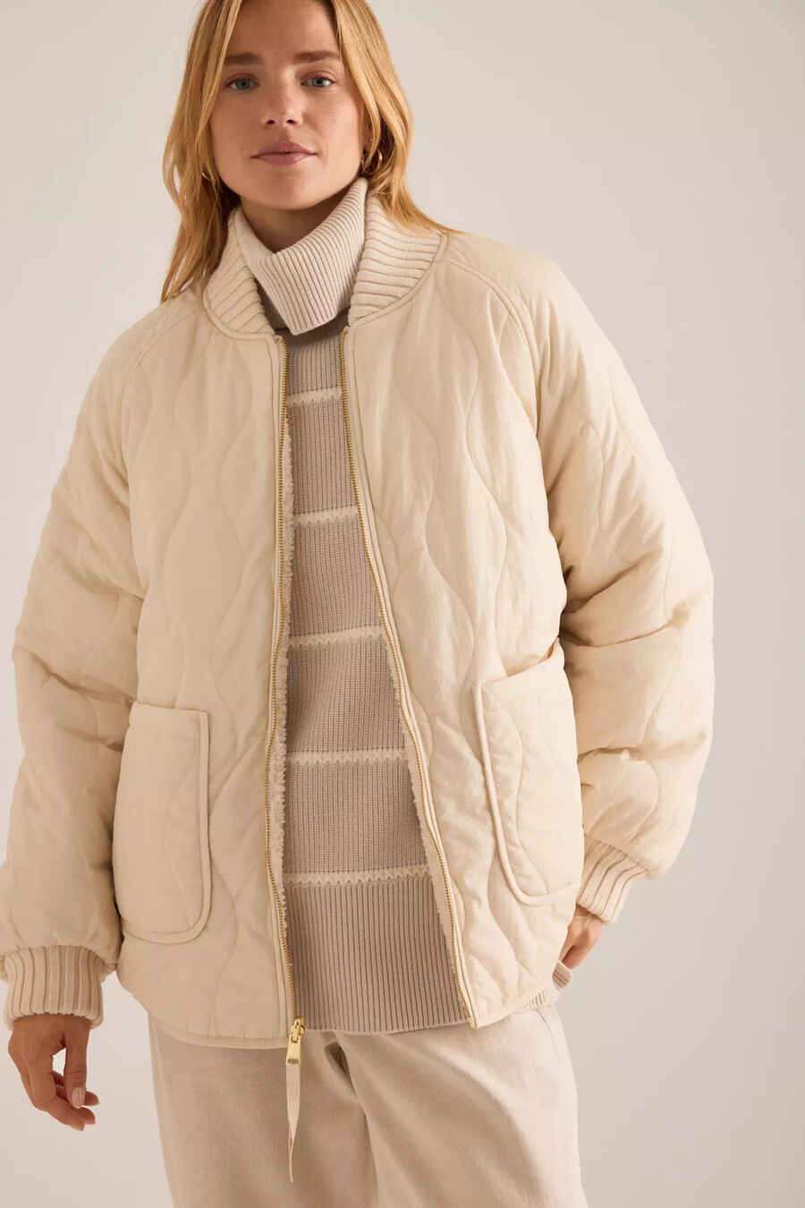 chaqueta reversible varley serina