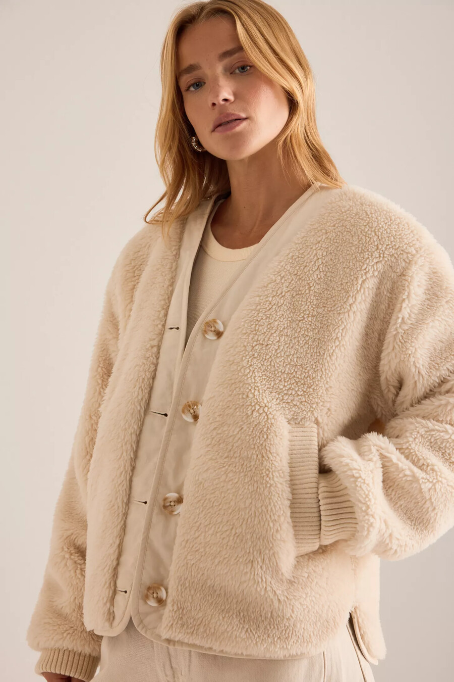 chaqueta reversible varley drew