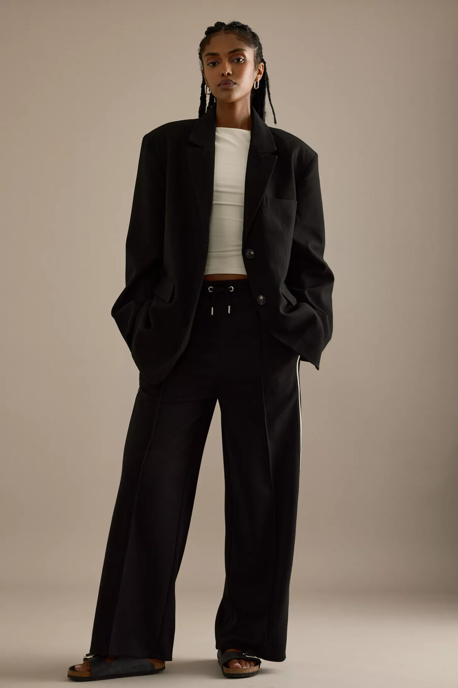 blazer extragrande para uso diario de tala