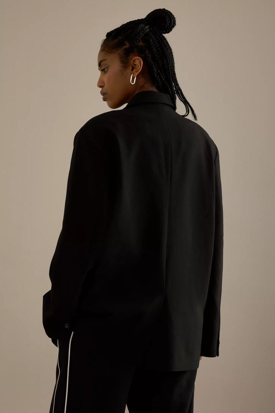 blazer extragrande para uso diario de tala