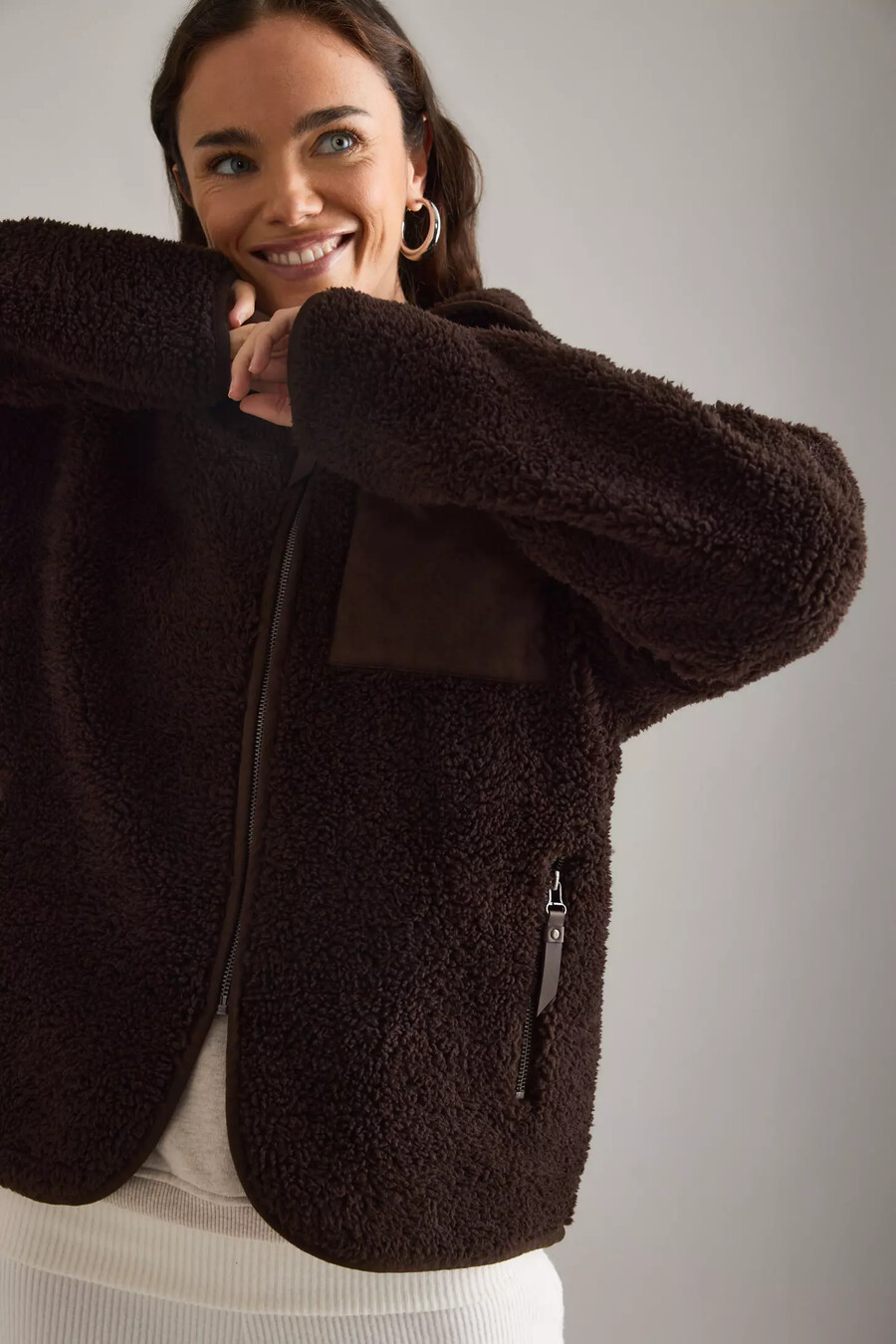 chaqueta polar con cremallera de zara 4th reckless