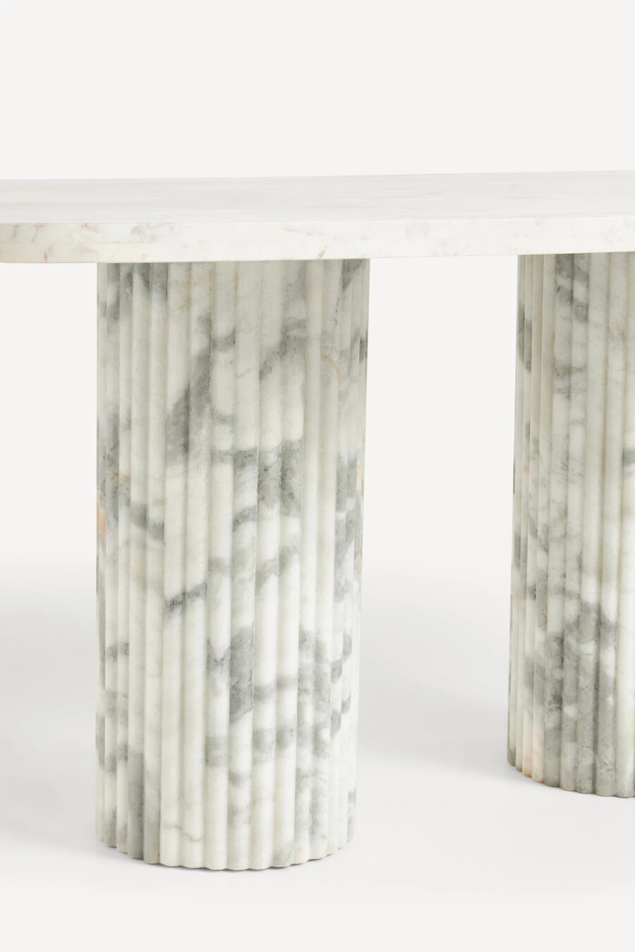 mesa de comedor rectangular de mármol kanta
