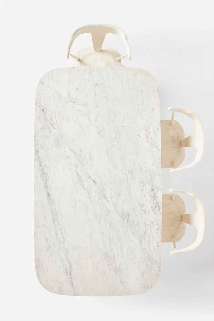 mesa de comedor rectangular de mármol kanta