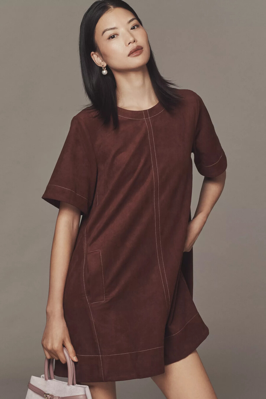 el minivestido emmy de manga corta de maeve