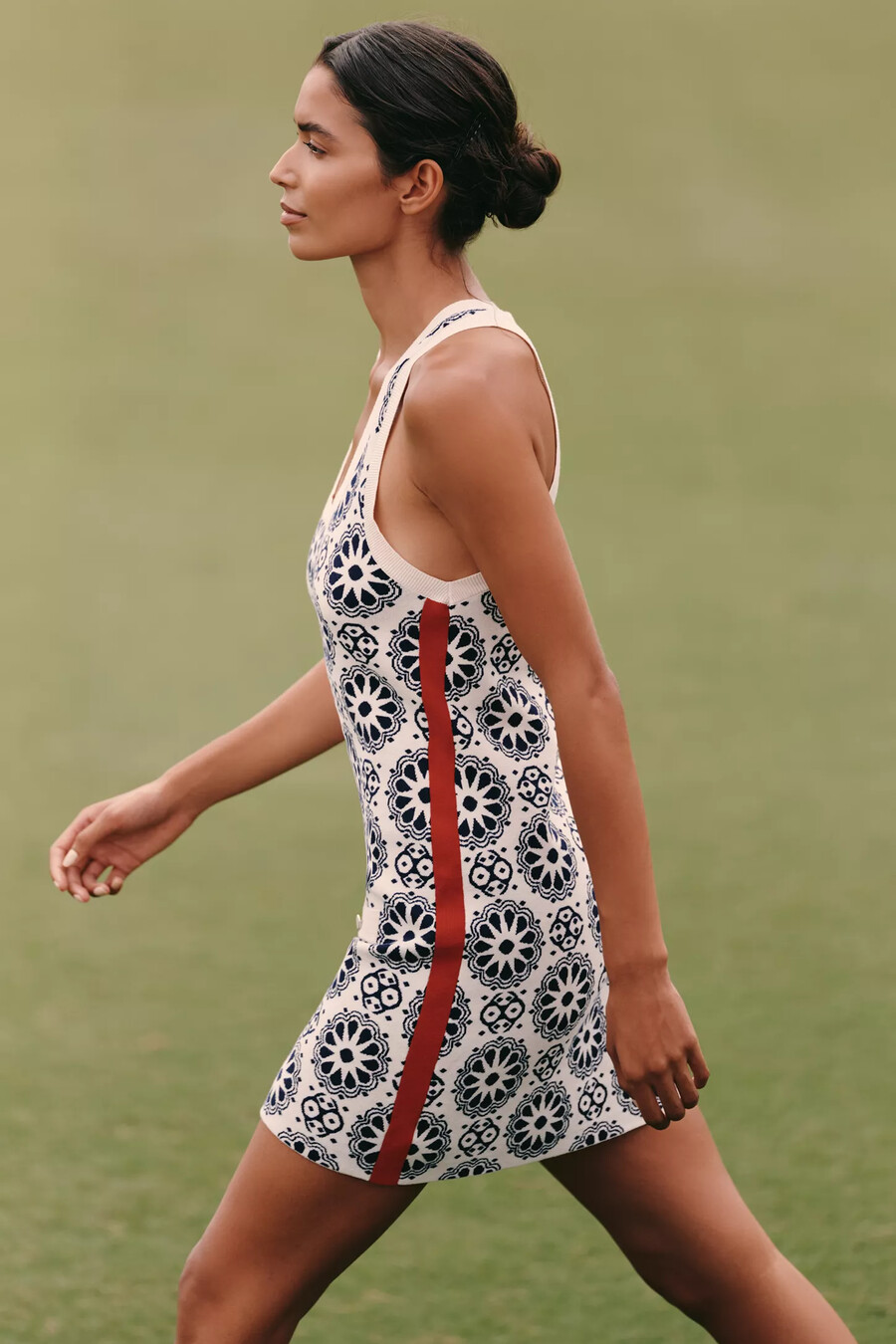 el minivestido pardo de upside x anthropologie