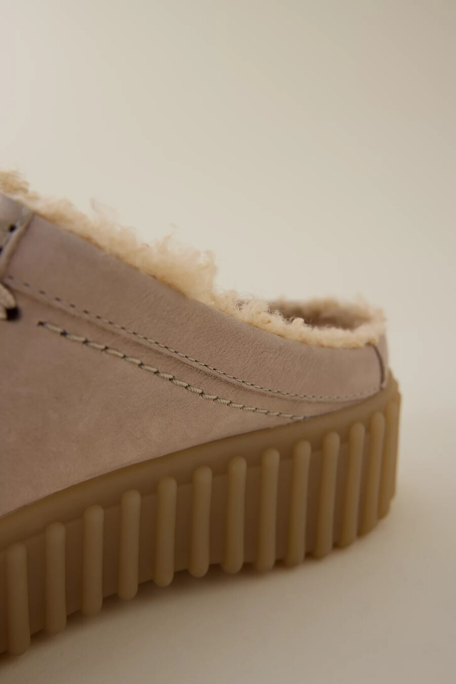 clarks shearling torhill mules
