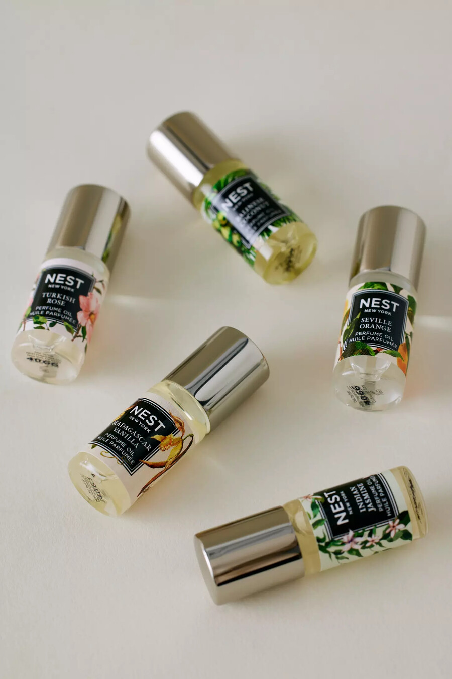 set de descubrimiento de aceites perfumados nest new york