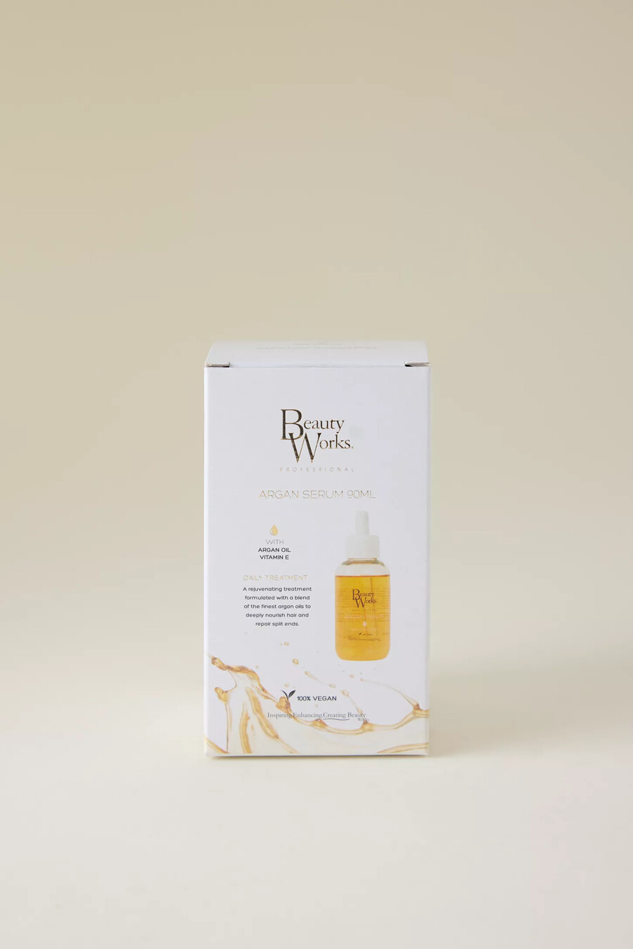 suero de aceite de argán beauty works