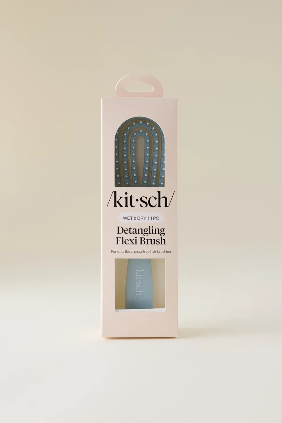 cepillo flexible desenredante kitsch - cabello húmedo y seco