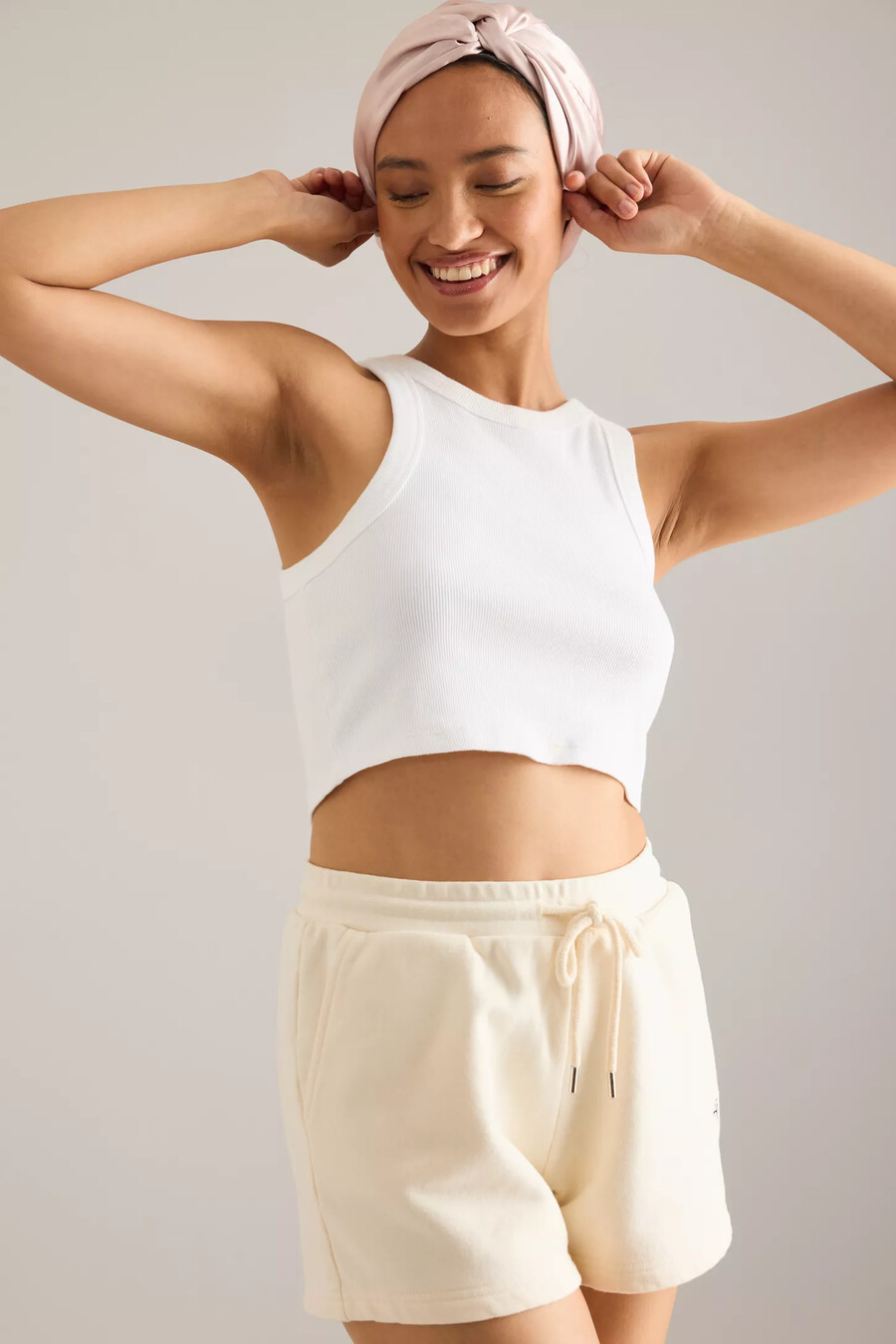 turbante de seda pura slip