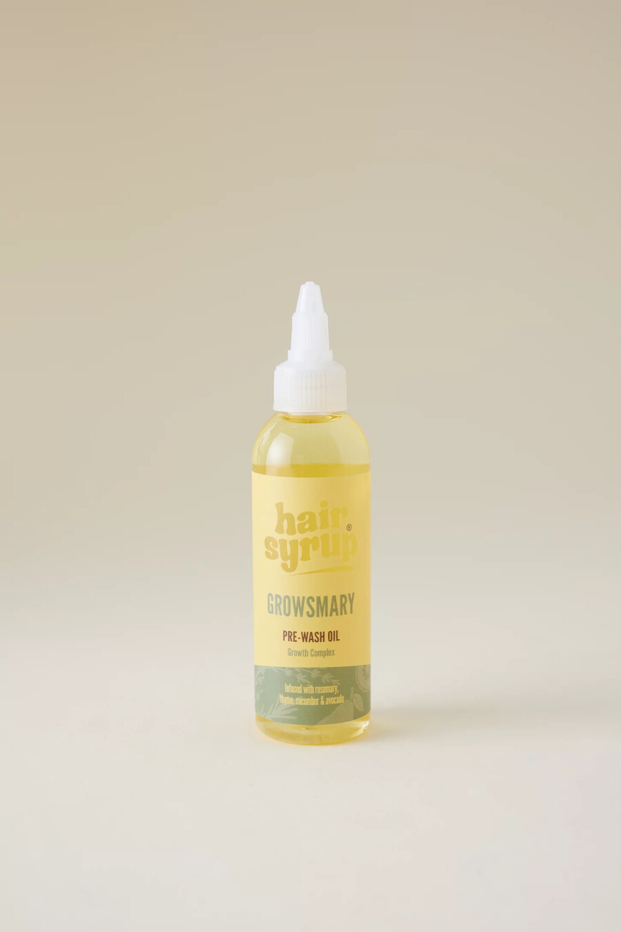jarabe para el cabello growsmary aceite prelavado para el cabello