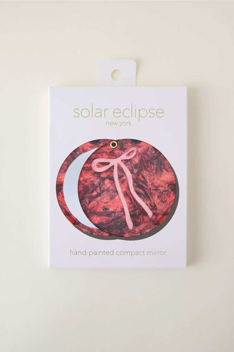 peine de lazo rojo para eclipse solar