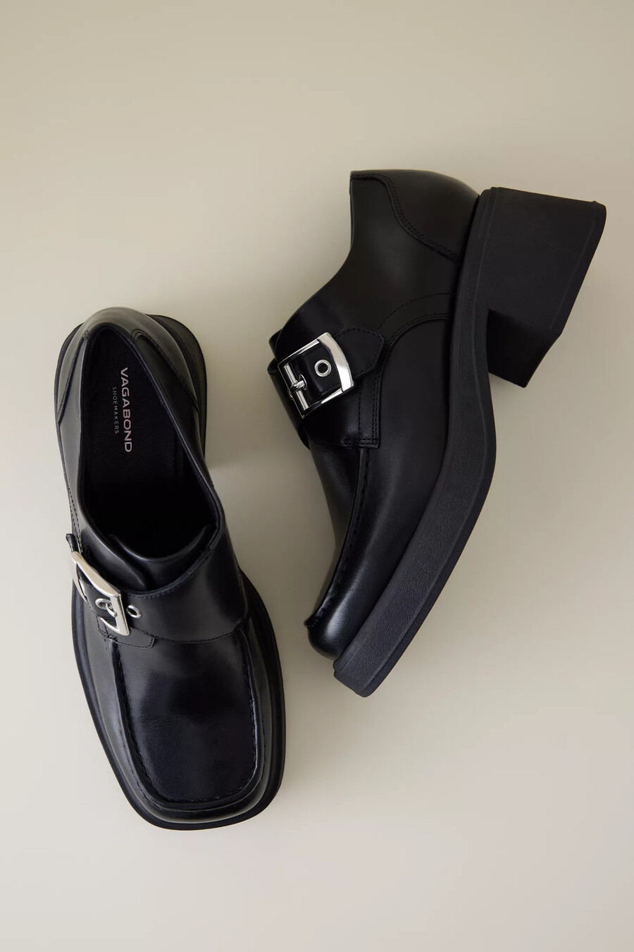 zapatos gruesos con correa de monje vagabond dorah
