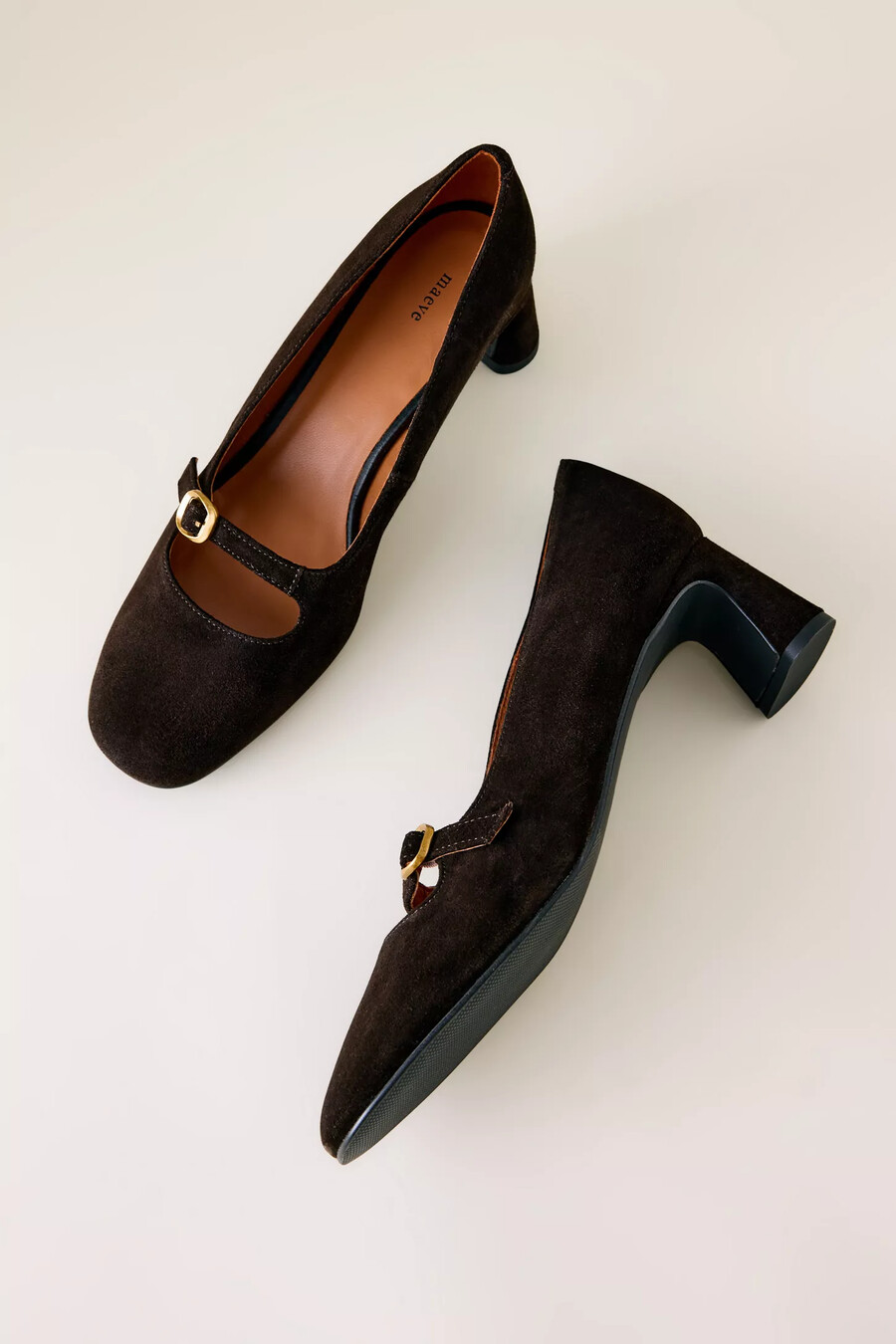 minizapatos de tacón con hebilla maeve