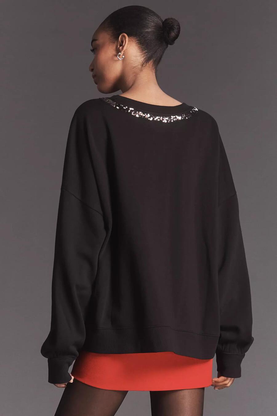 sudadera con lazo adornado de maeve
