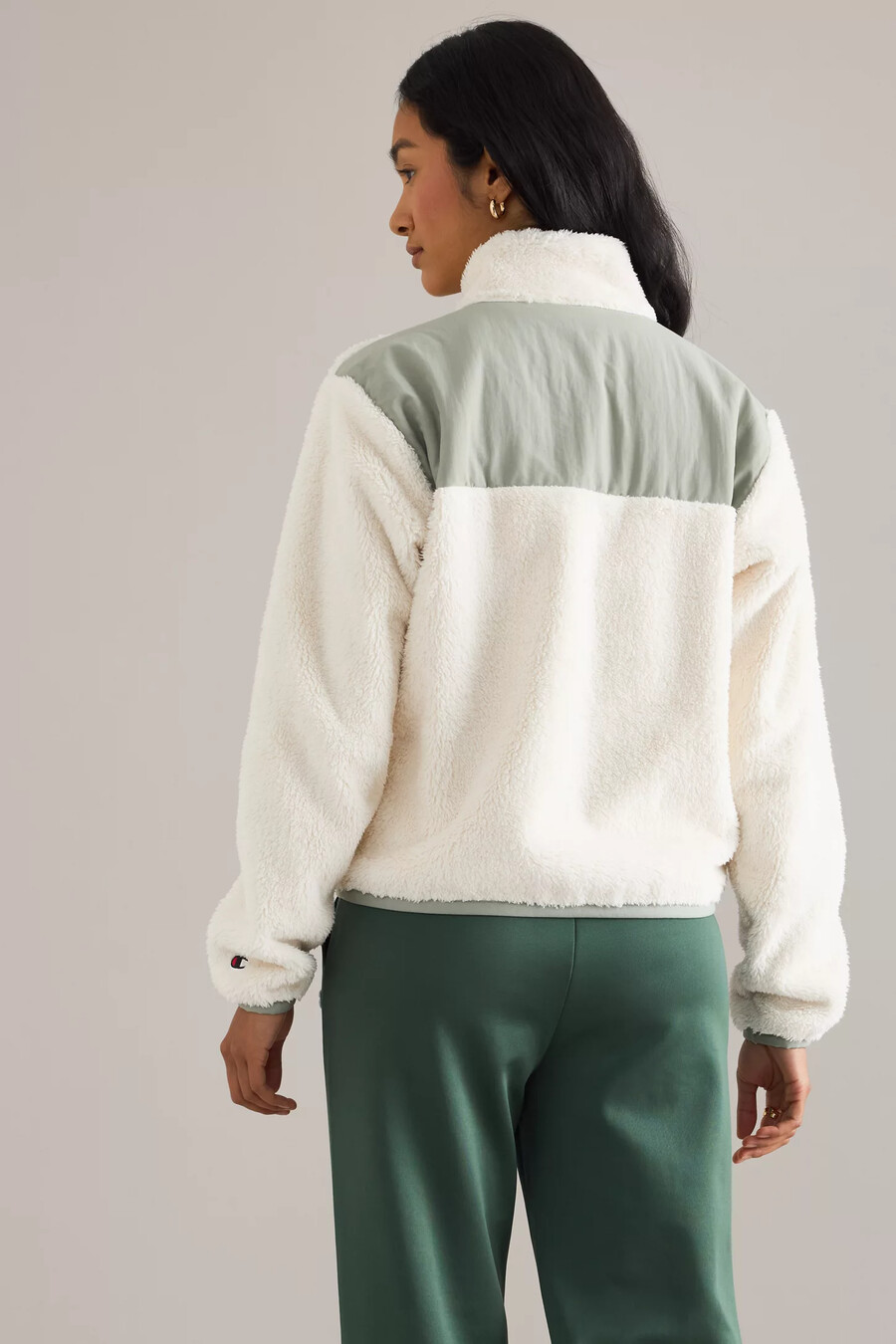 sudadera con cremallera completa champion borg