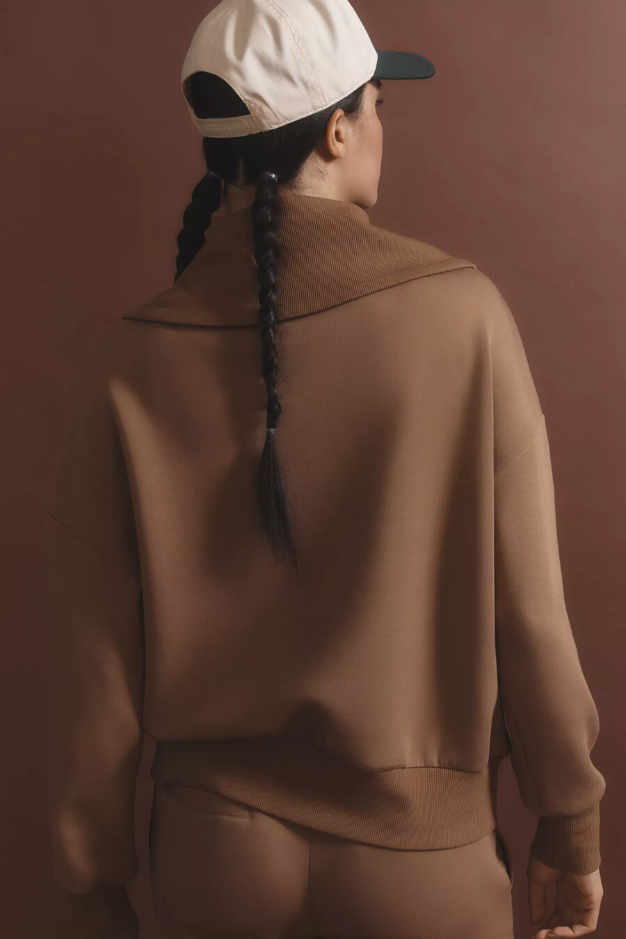 sudadera con media cremallera varley catherine