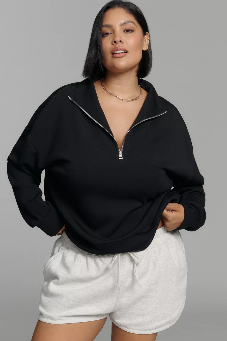 sudadera con media cremallera varley hawley