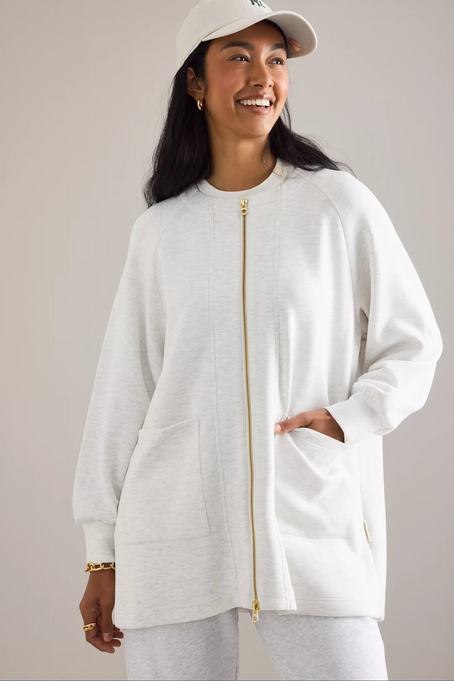sudadera con cremallera varley augusta
