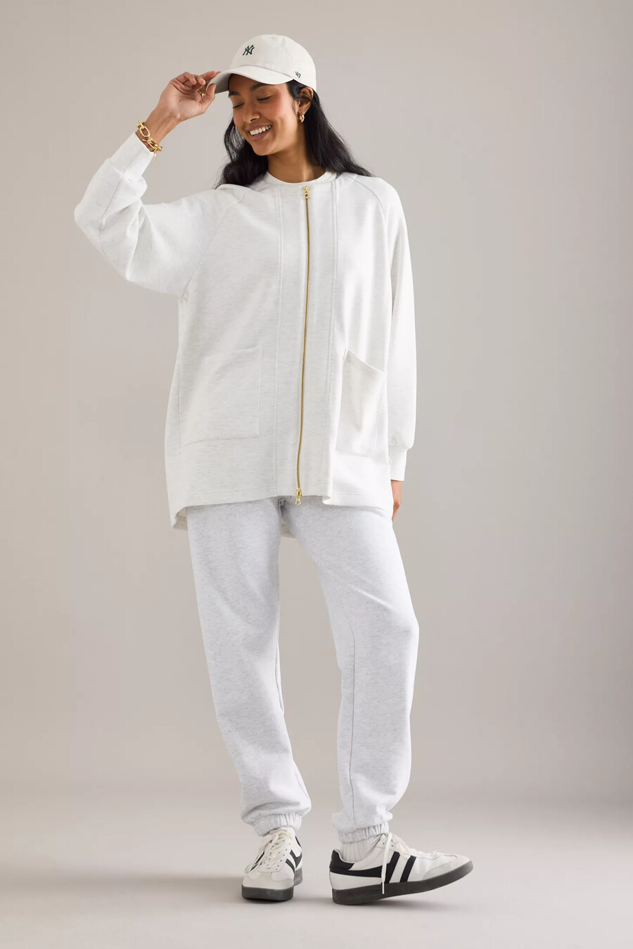 sudadera con cremallera varley augusta