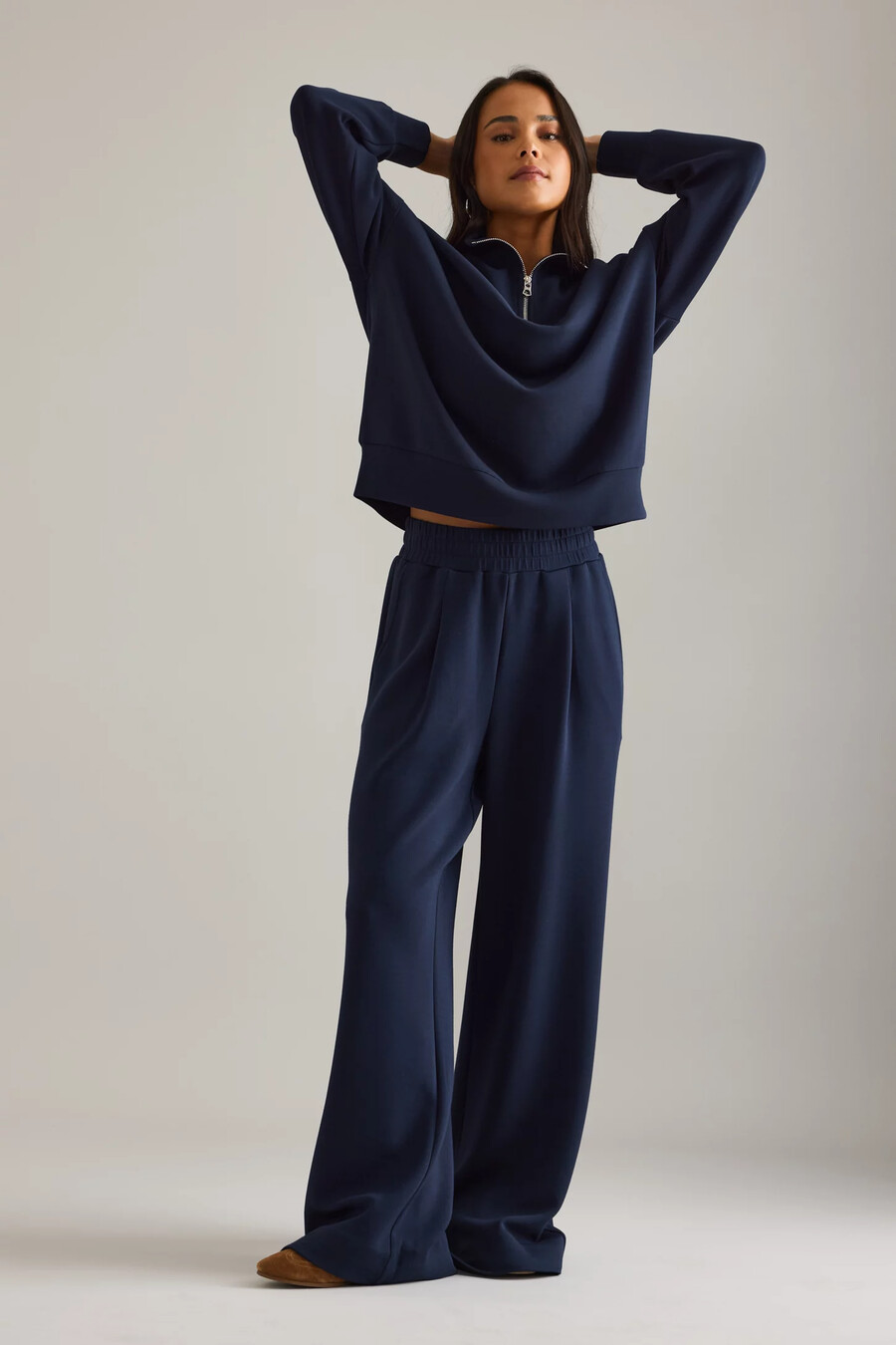 sudadera con media cremallera varley hawley