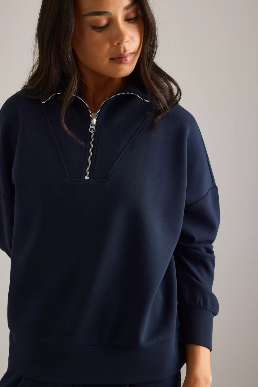 sudadera con media cremallera varley hawley