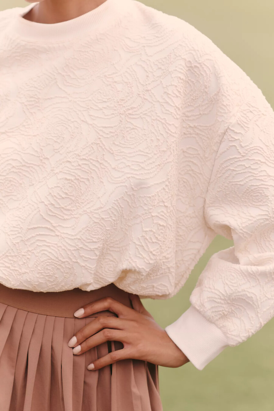 sudadera con burbujas texturizada daily practice