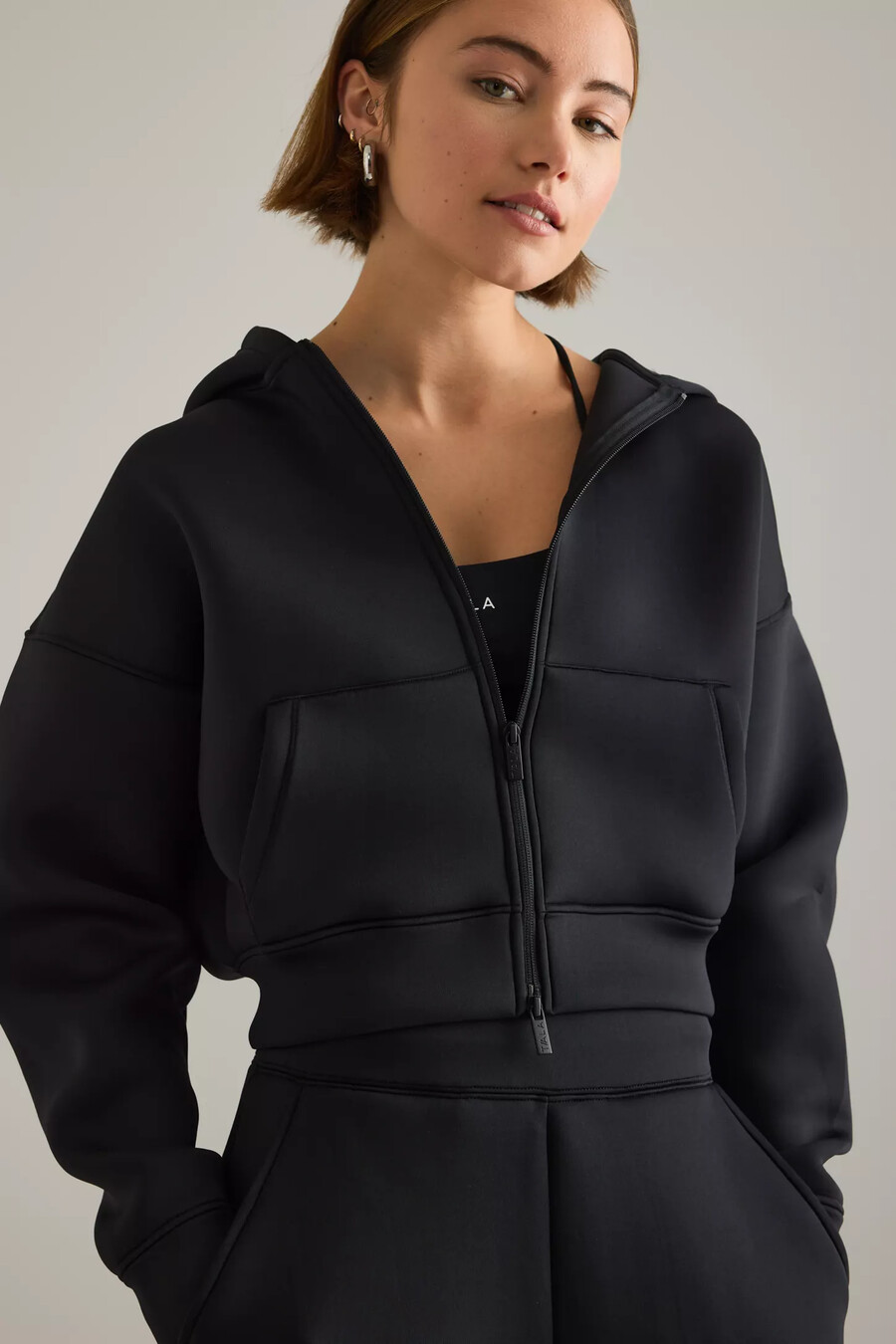 sudadera con capucha y cremallera tala spacer