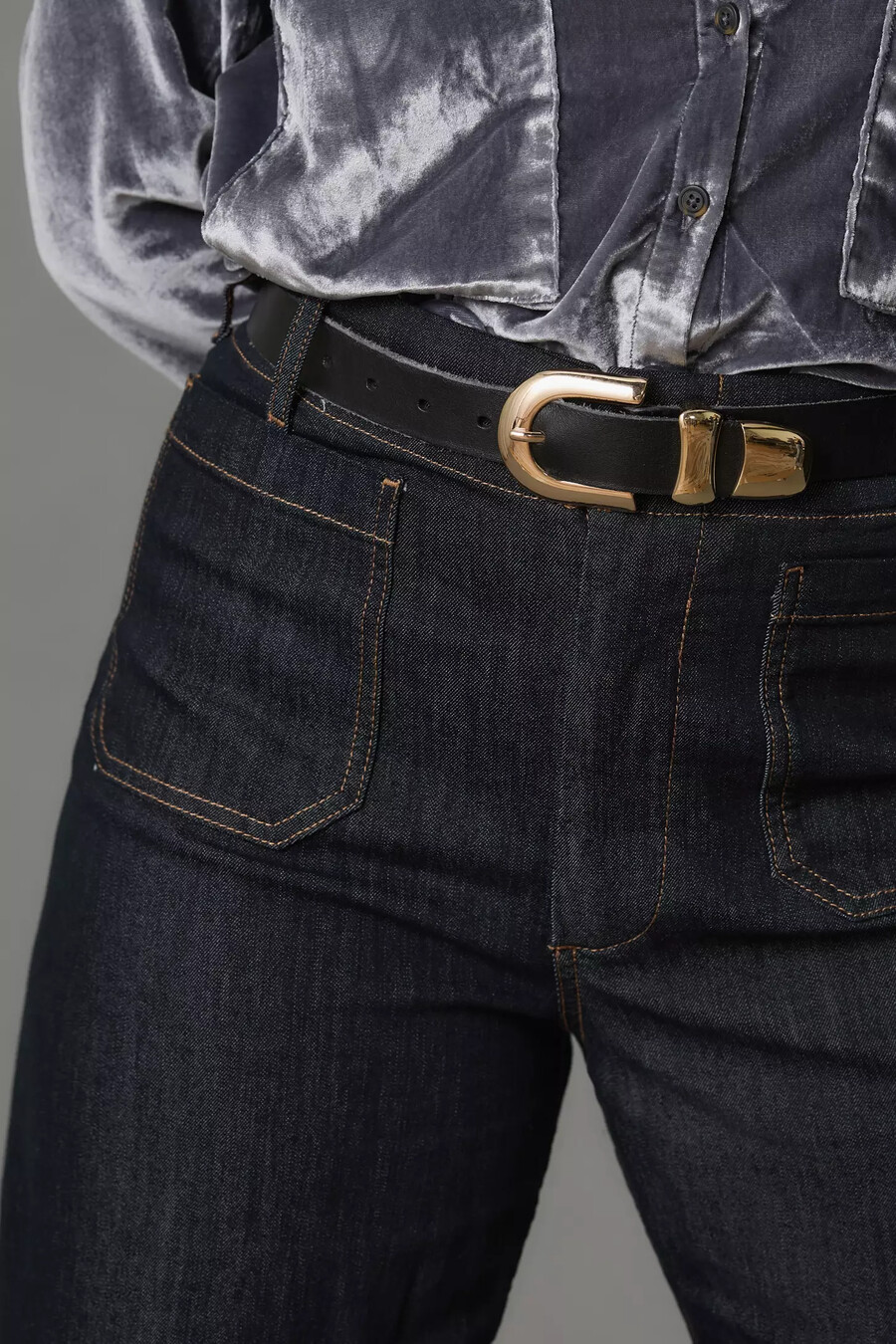 los jeans de pierna ancha recortados colette de maeve