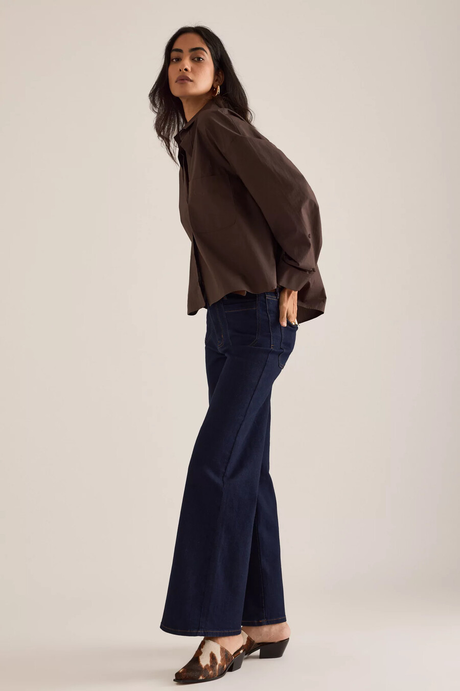 marco le slim palazzo jeans