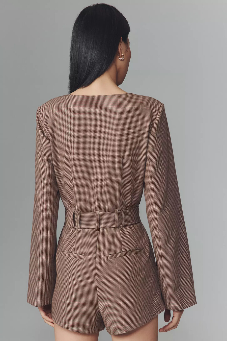 mono tipo blazer de manga larga de anthropologie