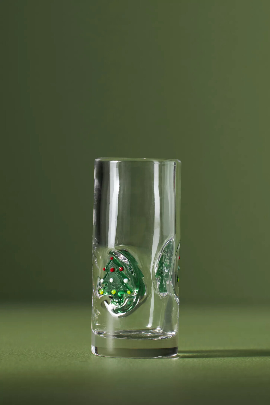 vaso de chupito festivo con cuentas prensadas