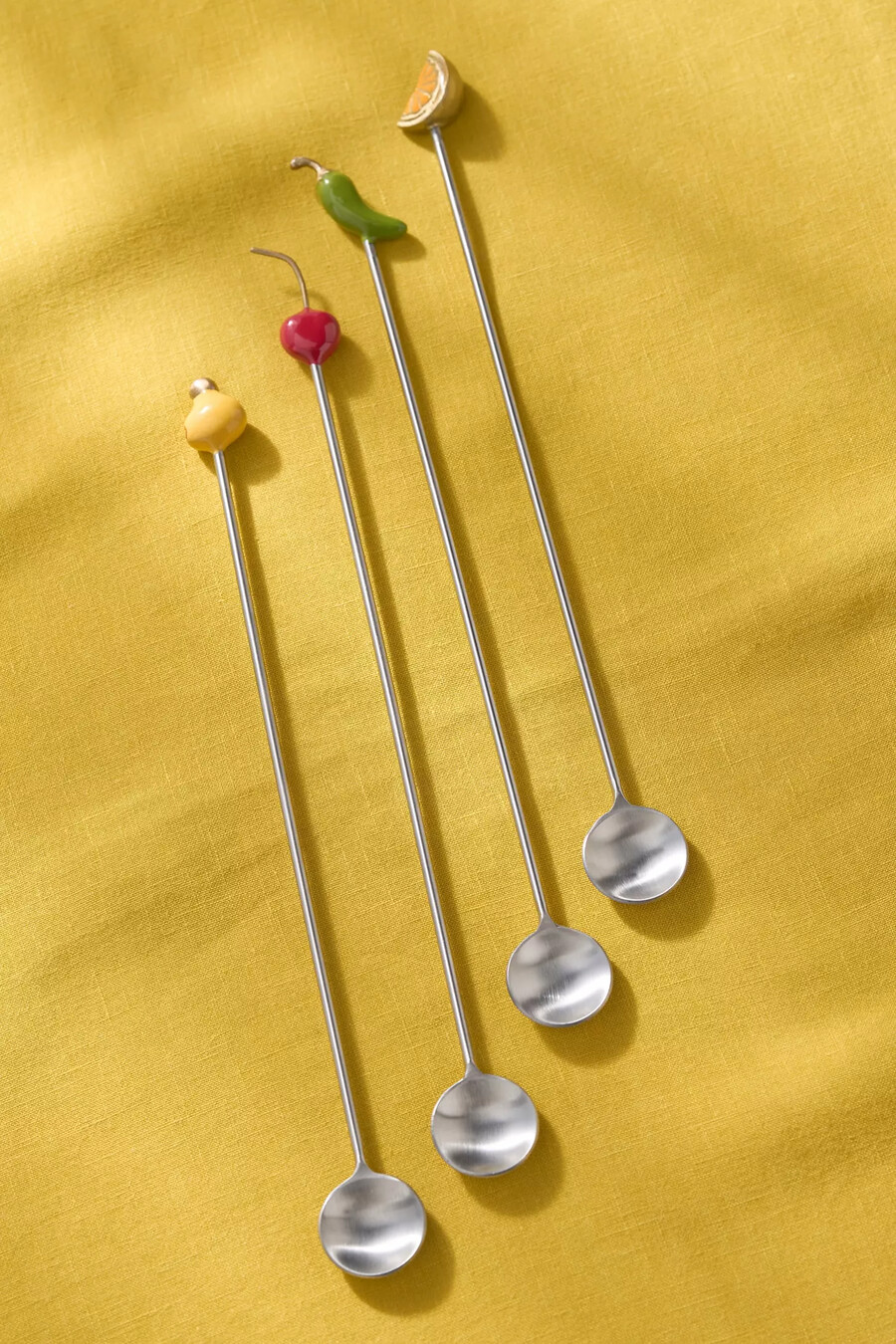 cucharas de cóctel para decorar juego de 4