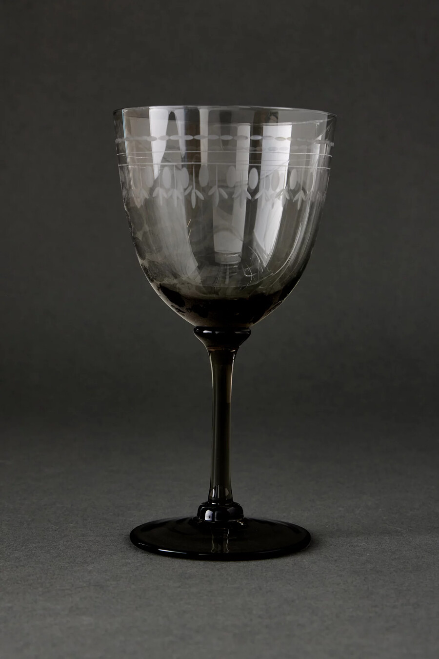 copas de vino tintadas de colección vintage juego de 4