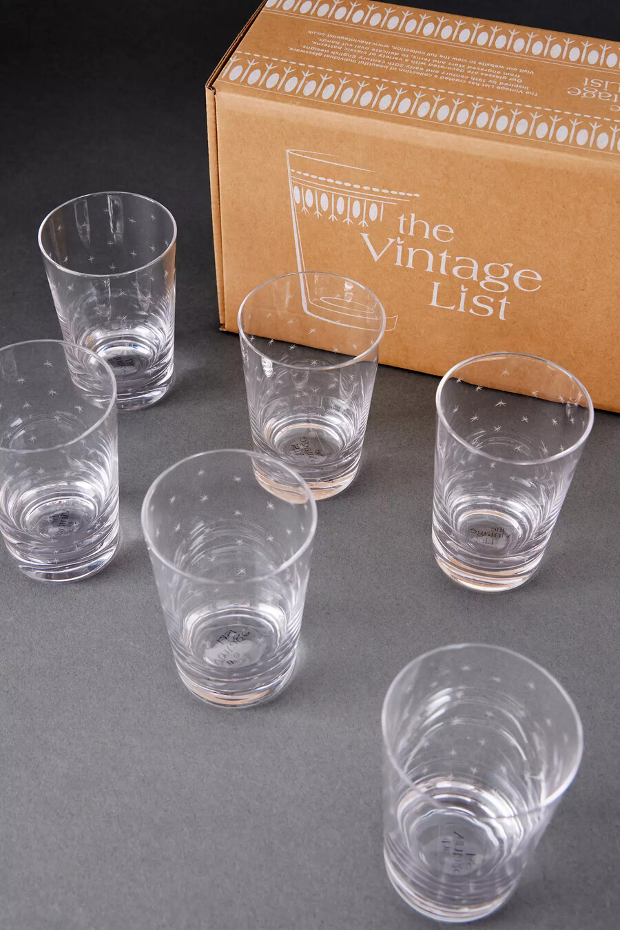 vasos tumbler the vintage list juego de 6