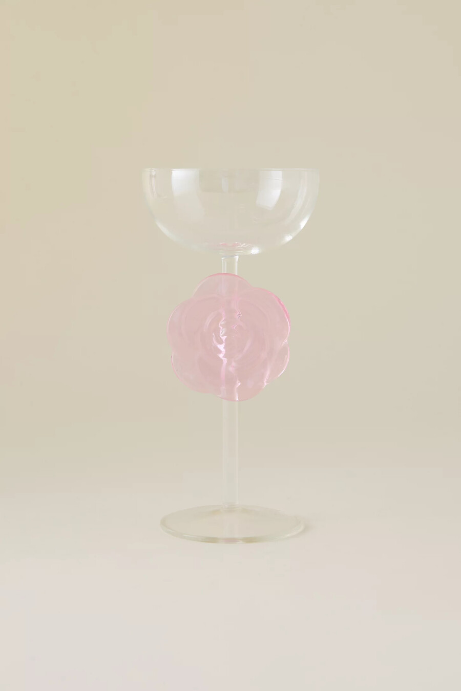 copa de cristal con roseta lepelclub
