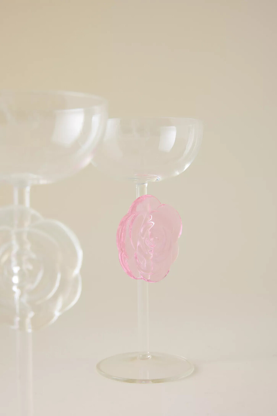 copa de cristal con roseta lepelclub