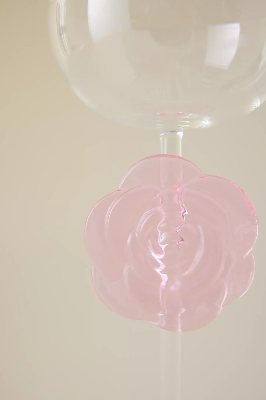 copa de cristal con roseta lepelclub