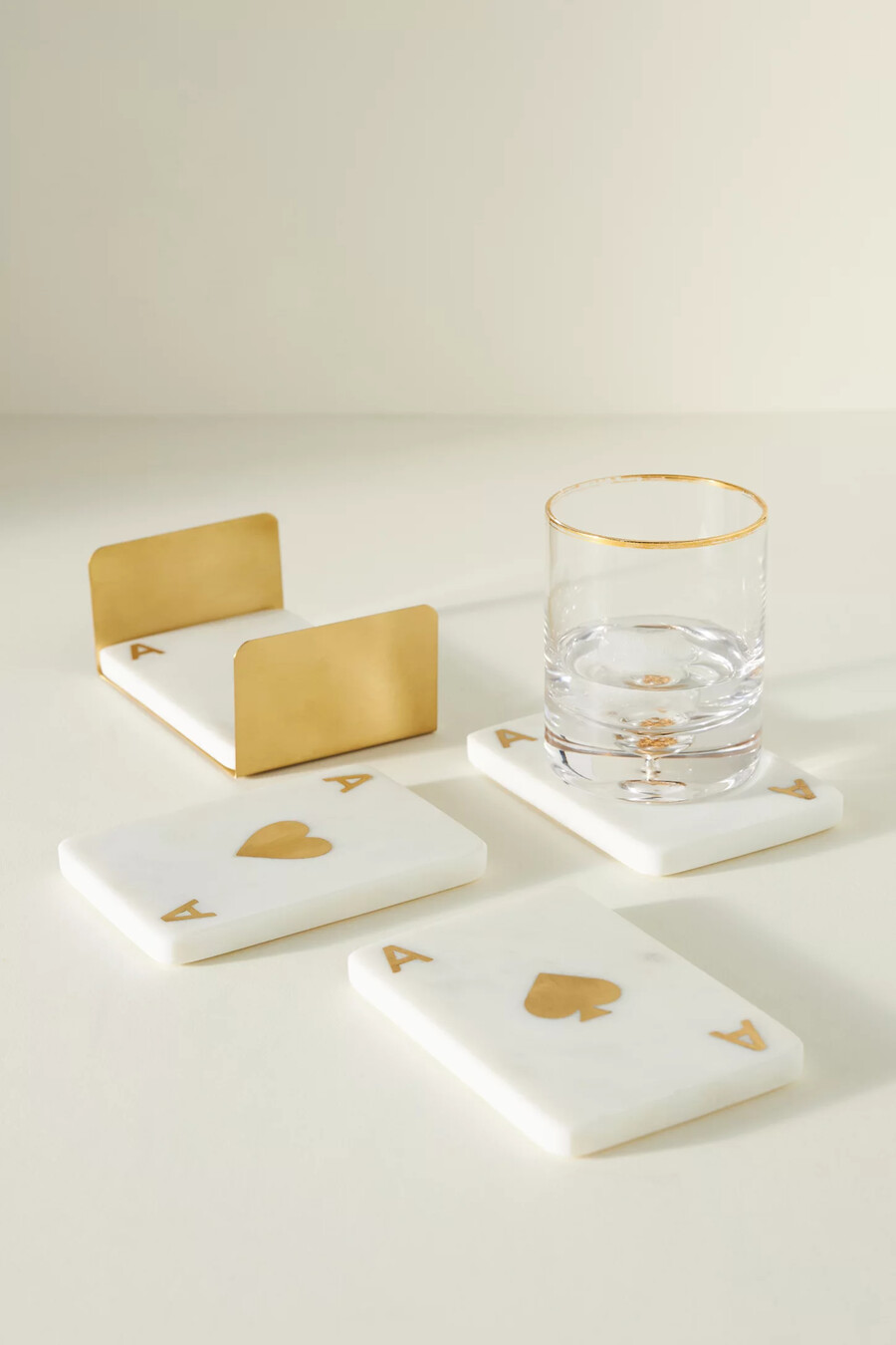 posavasos de mármol ace juego de 4