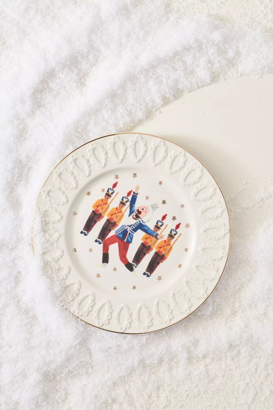 plato de postre de cerámica del ballet de la ciudad de nueva york